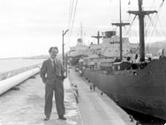 Alfred Vogel nas docas Alfred Vogel nas docas